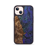 iPhone 14 Wood+Resin Phone Case - Mckinley (Cosmos, 702257)
