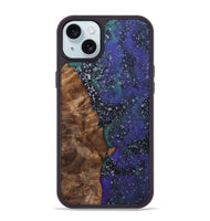 iPhone 15 Plus Wood+Resin Phone Case - Mckinley (Cosmos, 702257)