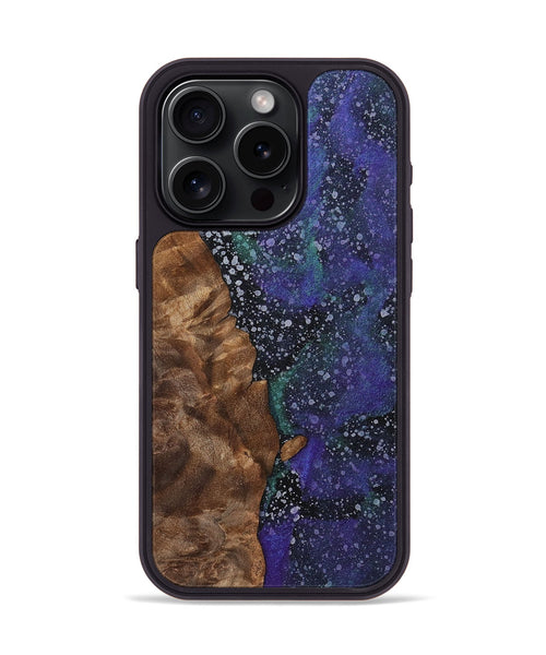 iPhone 15 Pro Wood+Resin Phone Case - Mckinley (Cosmos, 702257)