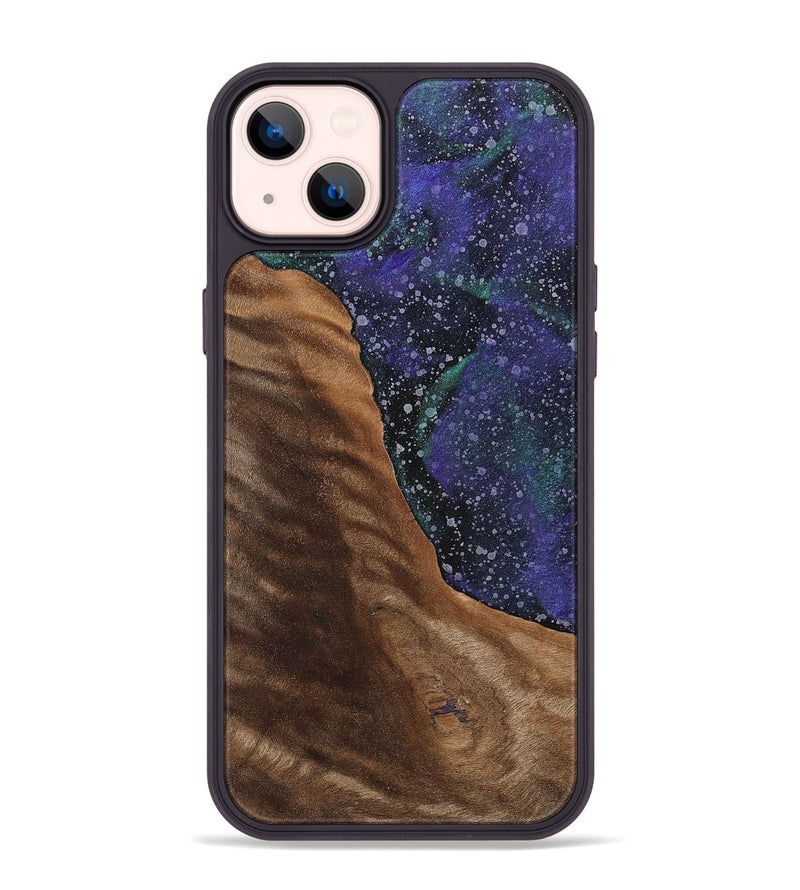 iPhone 14 Plus Wood+Resin Phone Case - Glen (Cosmos, 702259)