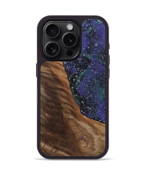 iPhone 15 Pro Wood+Resin Phone Case - Glen (Cosmos, 702259)