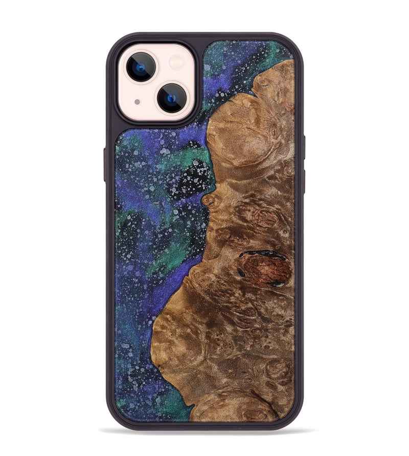 iPhone 14 Plus Wood+Resin Phone Case - Robert (Cosmos, 702261)