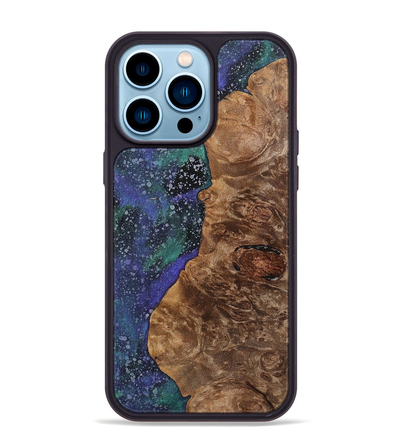 iPhone 14 Pro Max Wood+Resin Phone Case - Robert (Cosmos, 702261)