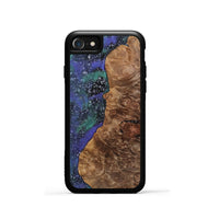 iPhone SE Wood+Resin Phone Case - Robert (Cosmos, 702261)