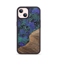 iPhone 14 Wood+Resin Phone Case - Dexter (Cosmos, 702262)