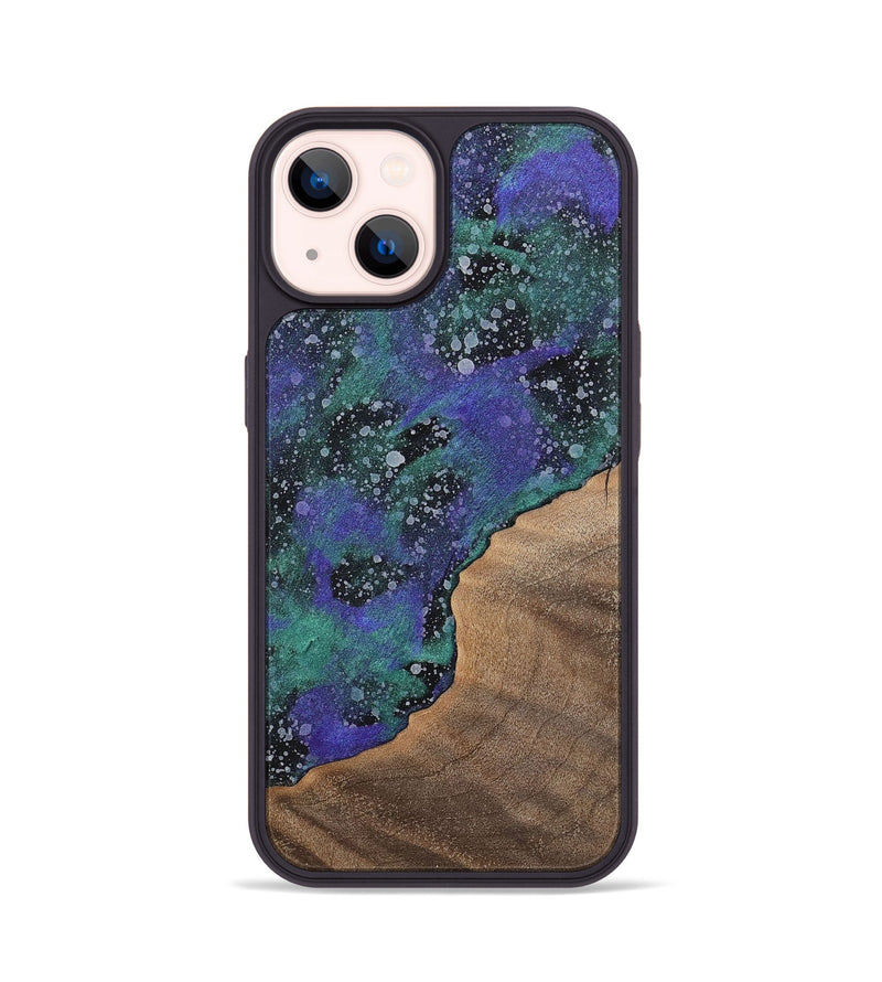 iPhone 14 Wood+Resin Phone Case - Dexter (Cosmos, 702262)