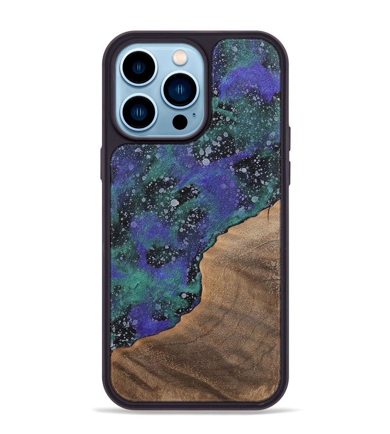 iPhone 14 Pro Max Wood+Resin Phone Case - Dexter (Cosmos, 702262)