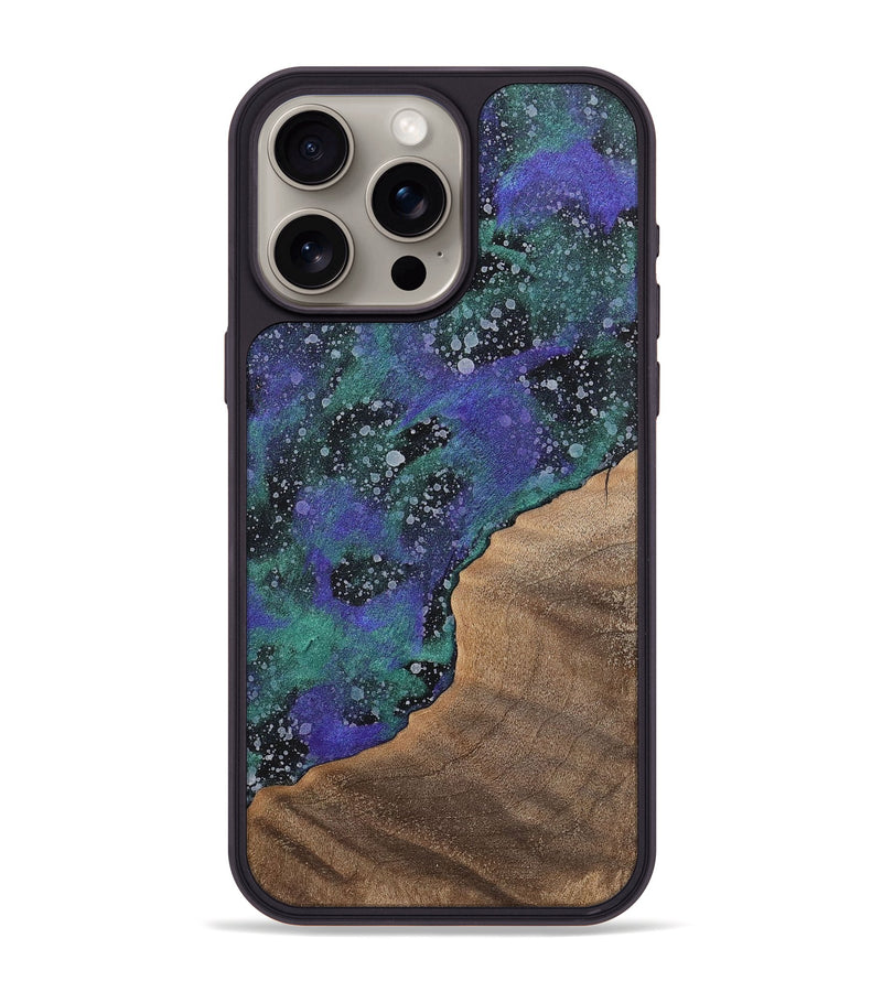 iPhone 15 Pro Max Wood+Resin Phone Case - Dexter (Cosmos, 702262)