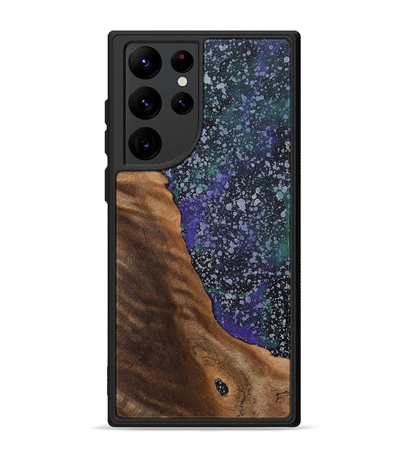 Galaxy S22 Ultra Wood+Resin Phone Case - Zayn (Cosmos, 702263)