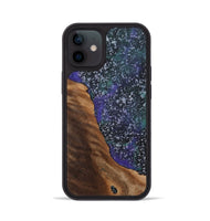 iPhone 12 Wood+Resin Phone Case - Zayn (Cosmos, 702263)