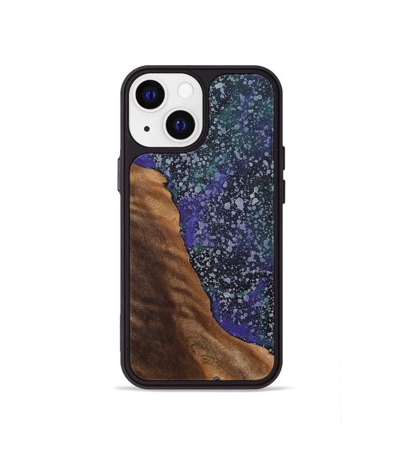 iPhone 13 mini Wood+Resin Phone Case - Zayn (Cosmos, 702263)