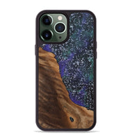 iPhone 13 Pro Max Wood+Resin Phone Case - Zayn (Cosmos, 702263)