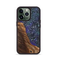 iPhone 13 Pro Wood+Resin Phone Case - Zayn (Cosmos, 702263)