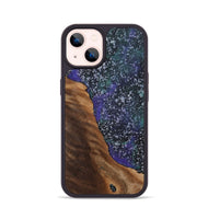 iPhone 14 Wood+Resin Phone Case - Zayn (Cosmos, 702263)