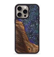 iPhone 15 Pro Max Wood+Resin Phone Case - Zayn (Cosmos, 702263)