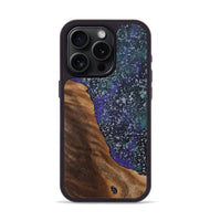 iPhone 15 Pro Wood+Resin Phone Case - Zayn (Cosmos, 702263)