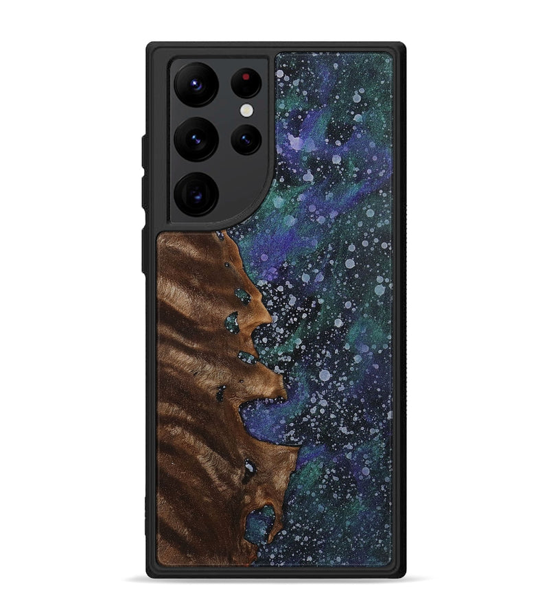 Galaxy S22 Ultra Wood+Resin Phone Case - Gabriella (Cosmos, 702265)