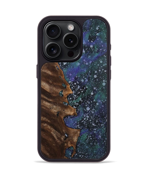 iPhone 15 Pro Wood+Resin Phone Case - Gabriella (Cosmos, 702265)