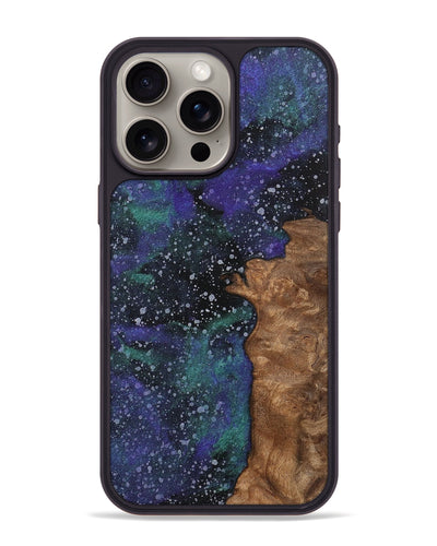 iPhone 15 Pro Max Wood+Resin Phone Case - Sergio (Cosmos, 702266)