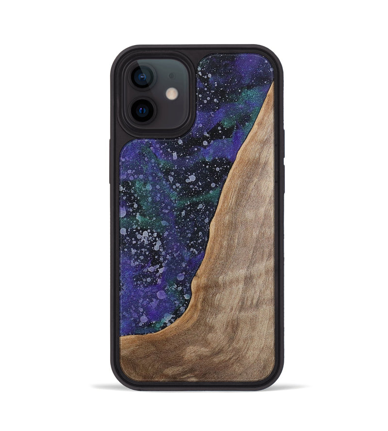 iPhone 12 Wood+Resin Phone Case - Autumn (Cosmos, 702268)