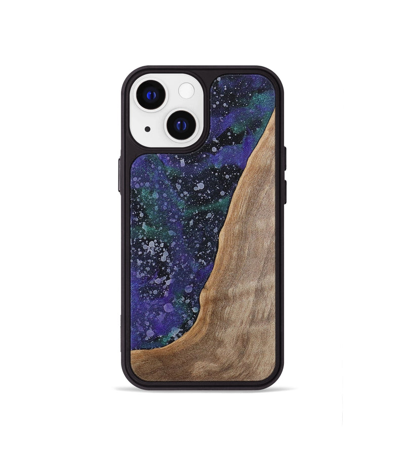 iPhone 13 mini Wood+Resin Phone Case - Autumn (Cosmos, 702268)