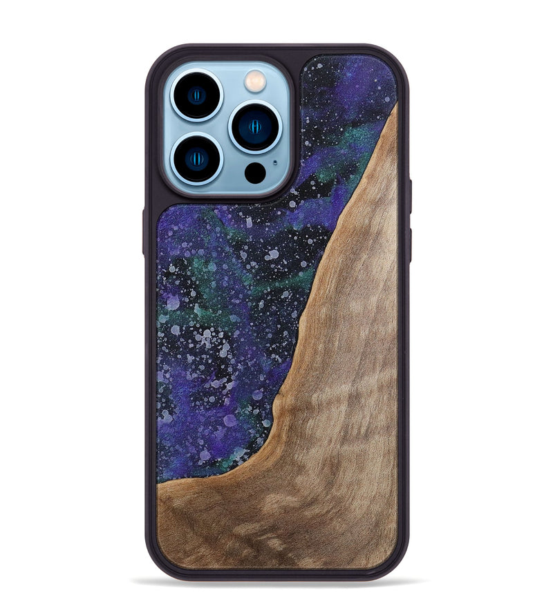 iPhone 14 Pro Max Wood+Resin Phone Case - Autumn (Cosmos, 702268)