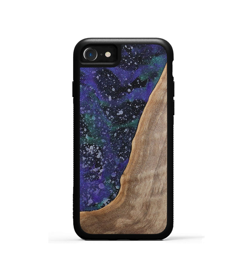iPhone SE Wood+Resin Phone Case - Autumn (Cosmos, 702268)
