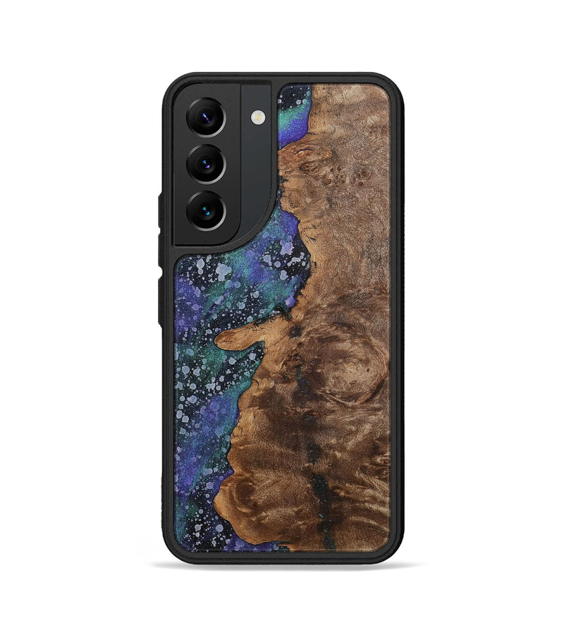 Galaxy S22 Wood+Resin Phone Case - Tevin (Cosmos, 702269)