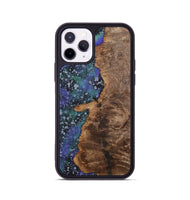 iPhone 11 Pro Wood+Resin Phone Case - Tevin (Cosmos, 702269)