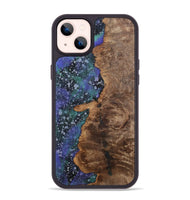iPhone 14 Plus Wood+Resin Phone Case - Tevin (Cosmos, 702269)