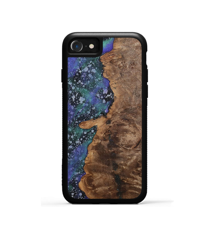 iPhone SE Wood+Resin Phone Case - Tevin (Cosmos, 702269)