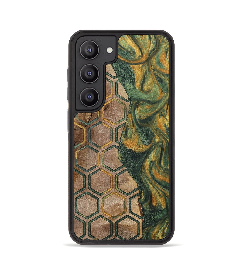 Galaxy S23 Wood+Resin Phone Case - Darlene (Pattern, 702274)