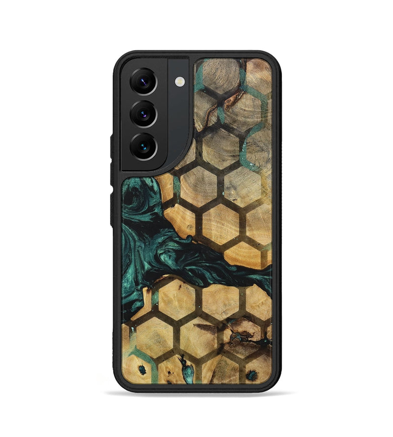 Galaxy S22 Wood+Resin Phone Case - Brendon (Pattern, 702276)