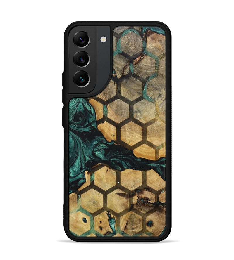 Galaxy S22 Plus Wood+Resin Phone Case - Brendon (Pattern, 702276)