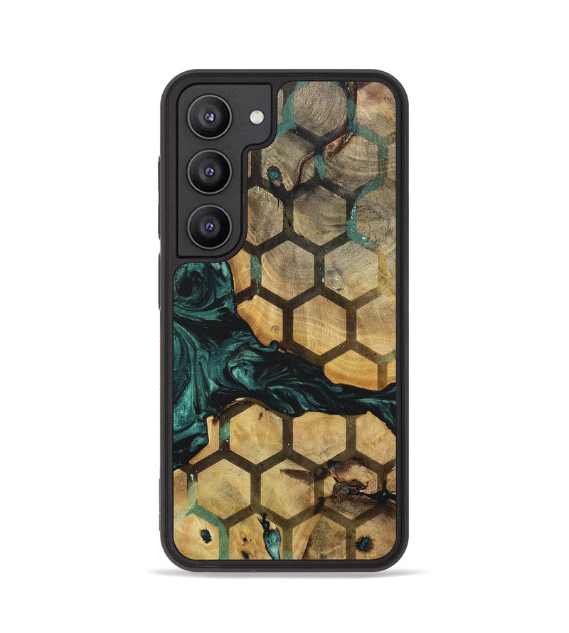 Galaxy S23 Wood+Resin Phone Case - Brendon (Pattern, 702276)