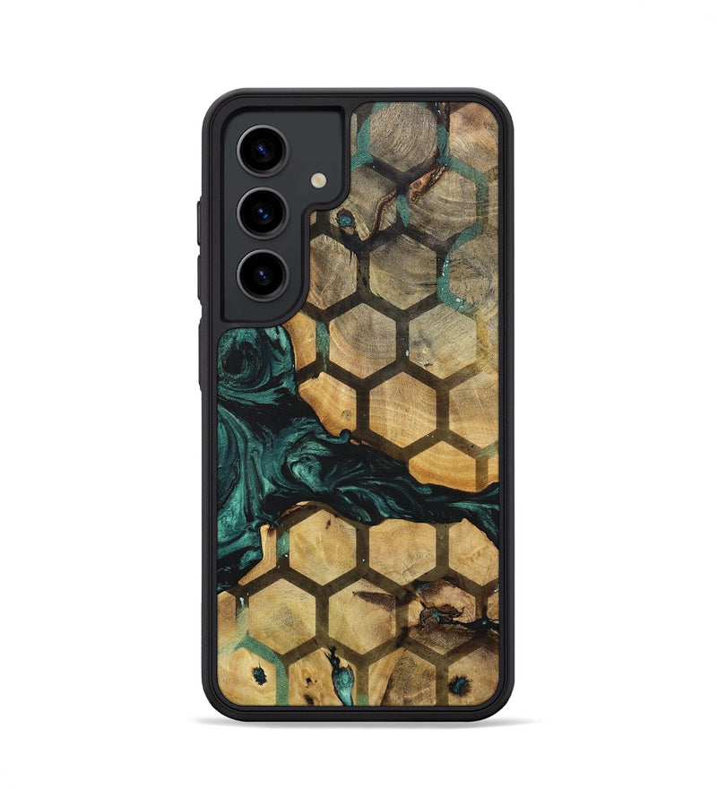 Galaxy S24 Wood+Resin Phone Case - Brendon (Pattern, 702276)