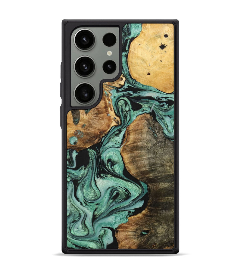 Galaxy S24 Ultra Wood+Resin Phone Case - Mckenna (Mosaic, 702307)
