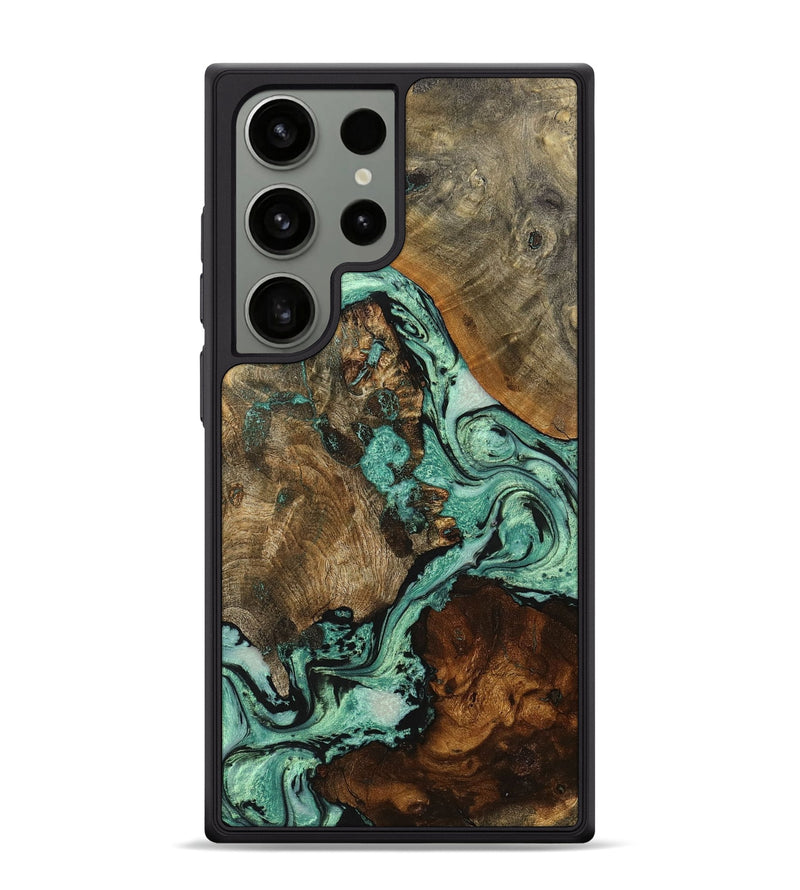 Galaxy S24 Ultra Wood+Resin Phone Case - Messiah (Mosaic, 702311)