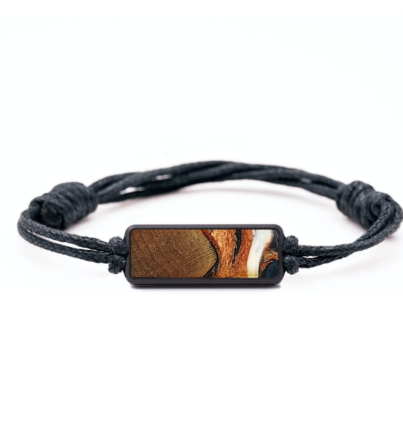 Classic Wood+Resin Bracelet - Patricia (Teal & Gold, 702365)