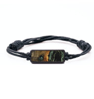 Classic Wood+Resin Bracelet - Ember (Green, 702410)