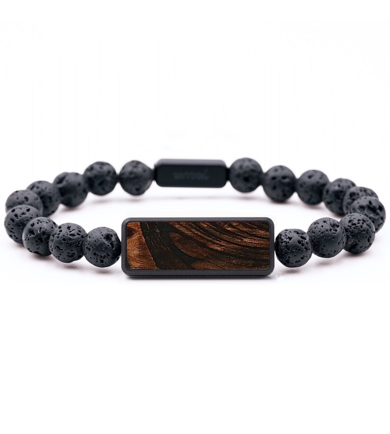 Lava Bead Wood+Resin Bracelet - Manuel (Pattern, 702415)