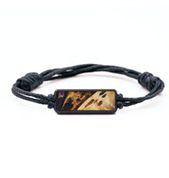 Classic Wood+Resin Bracelet - Ivy (Pure Black, 702470)