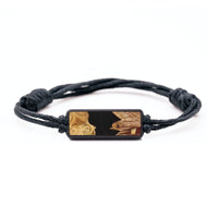 Classic Wood+Resin Bracelet - Guy (Pure Black, 702474)
