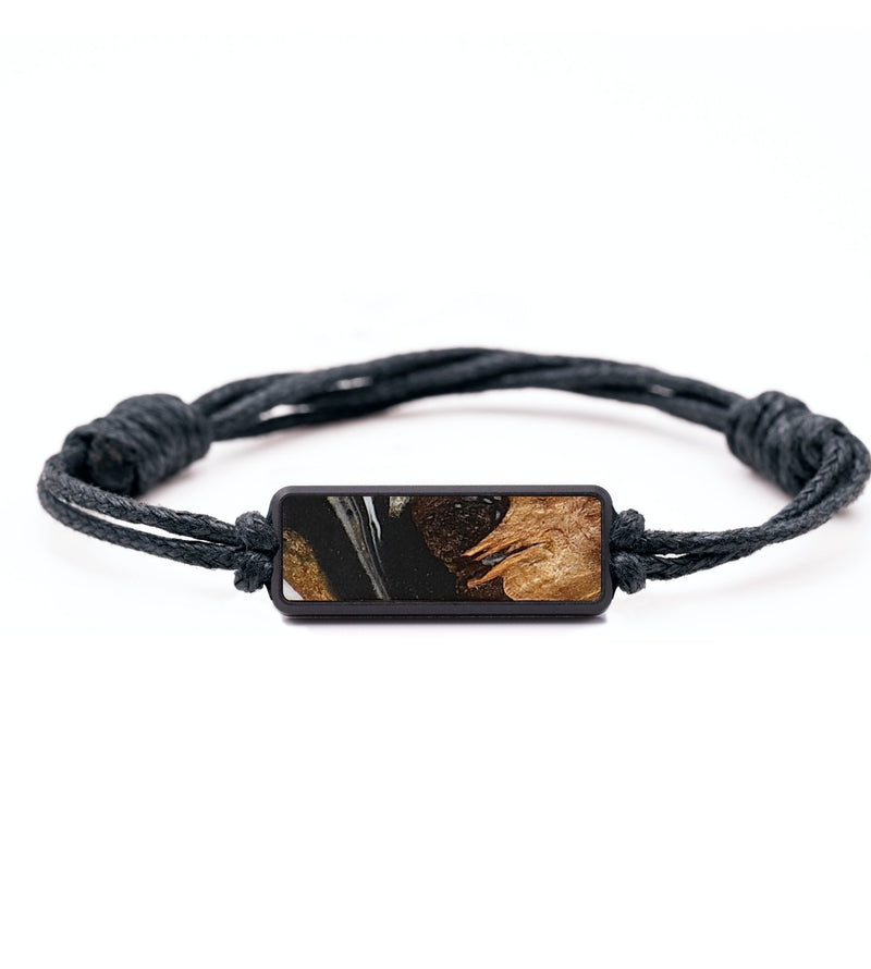 Classic Wood+Resin Bracelet - Corey (Black & White, 702485)
