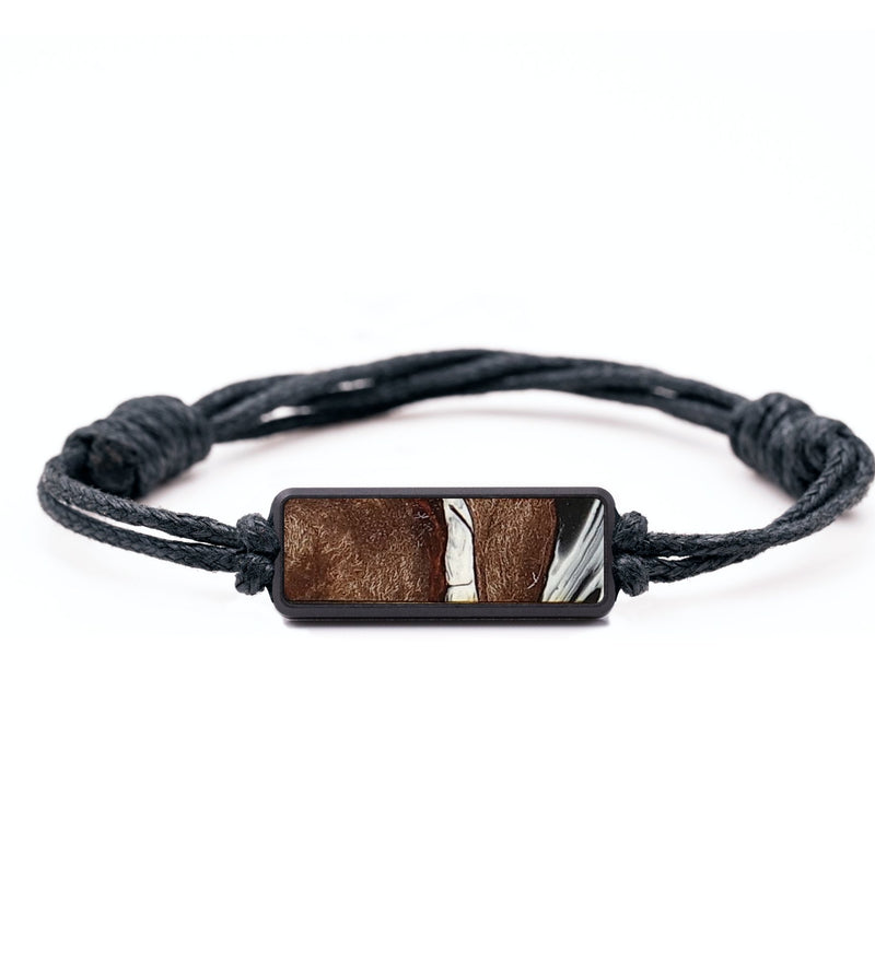 Classic Wood+Resin Bracelet - Clarence (Black & White, 702486)