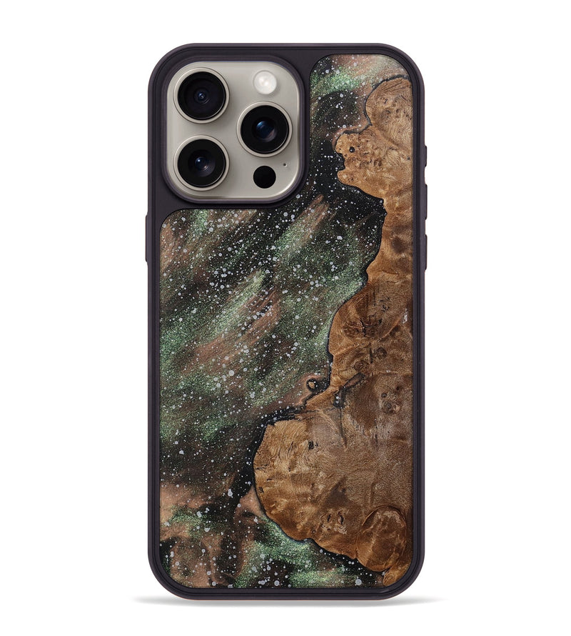 iPhone 15 Pro Max Wood+Resin Phone Case - Brenna (Cosmos, 702546)
