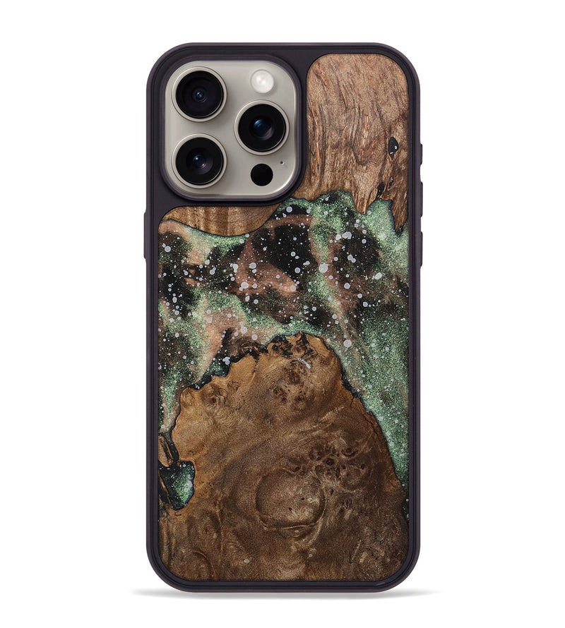 iPhone 15 Pro Max Wood+Resin Phone Case - Gordon (Cosmos, 702563)
