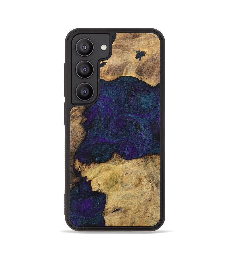 Galaxy S23 Wood+Resin Phone Case - Mason (Mosaic, 702573)