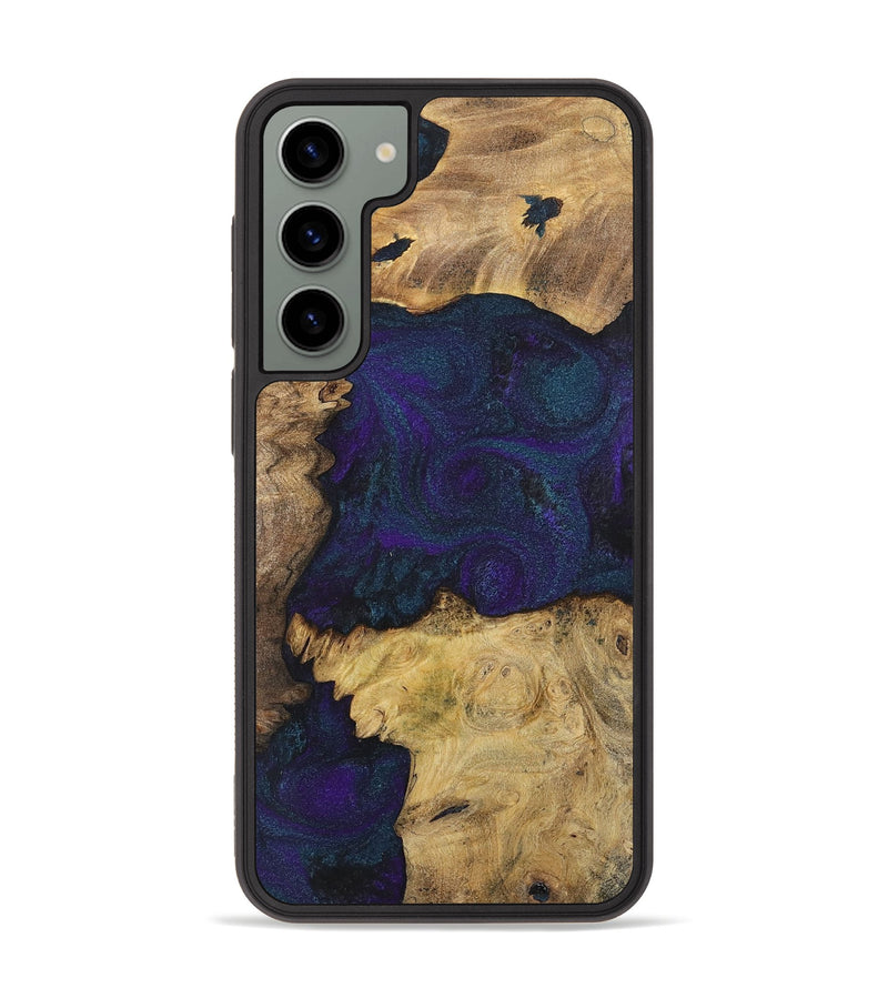 Galaxy S23 Plus Wood+Resin Phone Case - Mason (Mosaic, 702573)