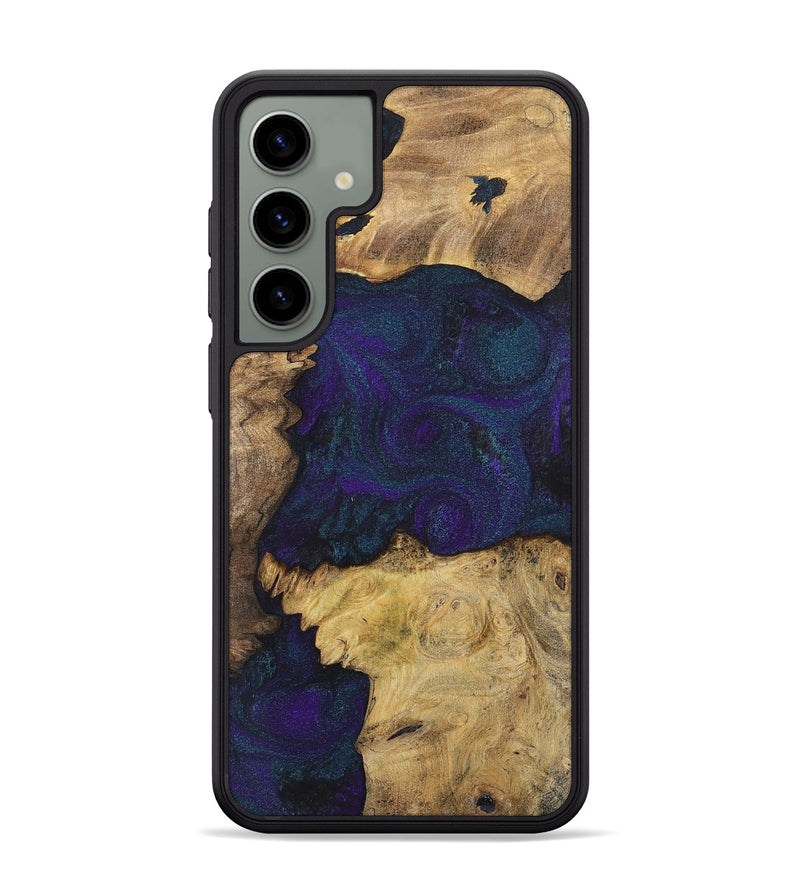 Galaxy S24 Plus Wood+Resin Phone Case - Mason (Mosaic, 702573)